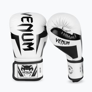 Mănuși de box Venum Elite white/black