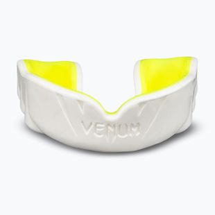 Protector de maxilar simplu Venum Challenger white/yellow