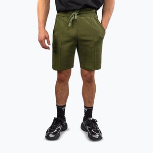 Pantaloni scurți de antrenament pentru bărbați Venum Classic Fleece Cotton khaki