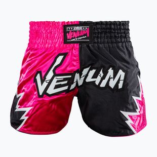 Pantaloni scurți de antrenament pentru bărbați Venum Inferno 2.0 Muay Thai pink/black