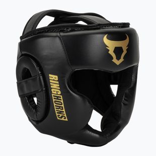 Cască de box Venum Ringhorns Charger Headgear black/gold