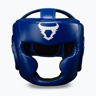 Cască de box Venum Ringhorns Charger Headgear navy blue/red