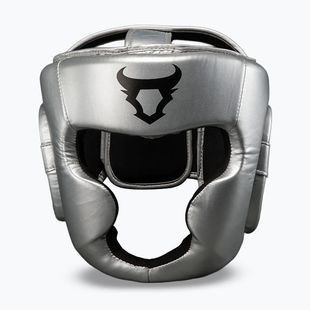 Cască de box Venum Ringhorns Charger Headgear silver/black