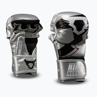 Mănuși de box Venum Ringhorns Charger Boxing silver/black