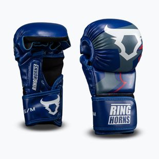 Mănuși de sparring Venum Ringhorns Charger navy blue/red