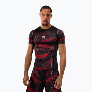 Rashguard pentru bărbați Venum Matupa Short Sleeve black/red/silver