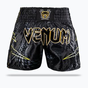 Pantaloni scurți de antrenament pentru bărbați Venum Matupa Muay Thai black/grey/gold
