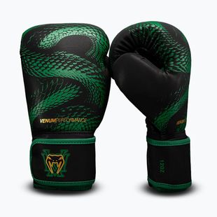 Mănuși de box Venum Matupa Boxing black/green/gold