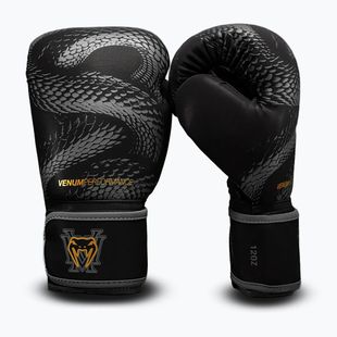 Mănuși de box Venum Matupa Boxing black/grey/gold