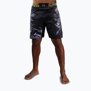Pantaloni scurți de antrenament pentru bărbați Venum Wolf Atak Fightshorts black/grey