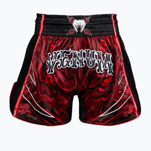 Pantaloni scurți de antrenament pentru bărbați Venum Wolf Attack Muay Thai Shorts black/red