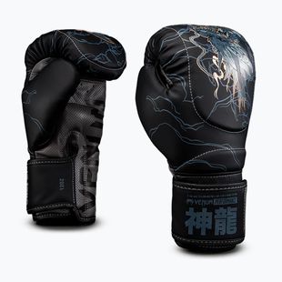 Mănuși de box Venum Thunder Dragon Boxing black/grey/copper