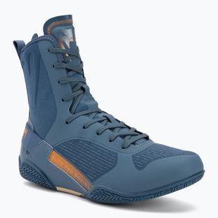 Încălțăminte de box Venum Elite Neo Boxing steel blue/orange
