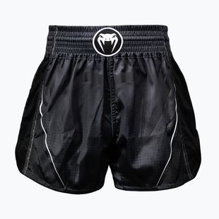 Pantaloni scurți de antrenament Venum Stealth Muay Thai black/white