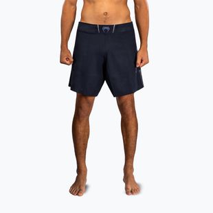 Pantaloni scurți de antrenament pentru bărbați Venum G-Core Fight navy blue/white