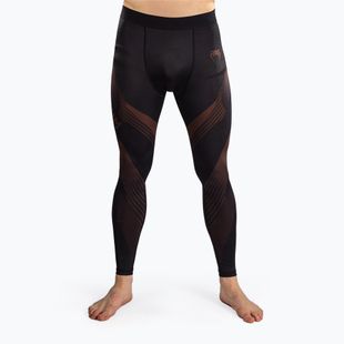 Colanți de antrenament pentru bărbați Venum No-Gi 6.0 Spats Black/Brown