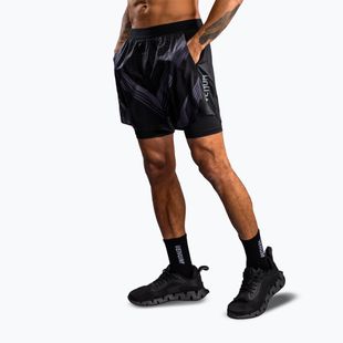 Pantaloni scurți de antrenament pentru bărbați Venum No-Gi 6.0 Training black/grey