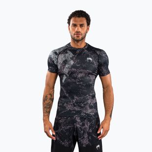 Rashguard pentru bărbați Venum Rage & Workout Rashguard SS black/grey