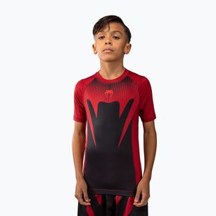 Rashguard pentru copii Venum Attack Rashguard SS black/red