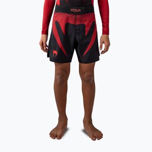 Pantaloni scurți de antrenament pentru copii Venum Attack Fight black/red