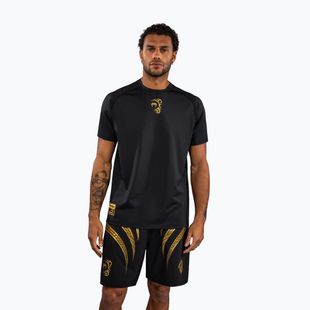 Tricou pentru bărbați Venum x Mike Tyson Tiger Dry Tech black/gold