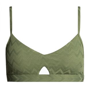 Costum de baie top ROXY Current Coolness Bralette 2021 loden green