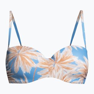 Costum de baie top ROXY Love The Beach Vibe 2021 azure blue palm island