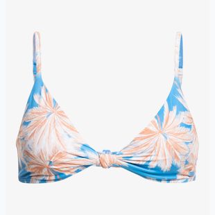 Costum de baie top ROXY Love The Surf Knot 2021 azure blue palm island