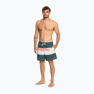 Pantaloni scurți de baie bărbați Quiksilver Surfsilk Air-Brush Volley 17Nb albastru marin EQYJV04011