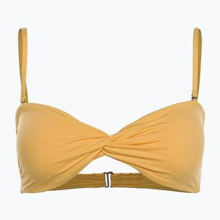 Costum de baie top Billabong Sol Searcher Drapped Bandeau golden peach