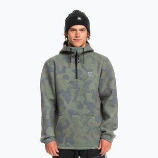 Quiksilver Shredder Shredder Hoodie tie dye adevărat negru snowboard sweatshirt negru