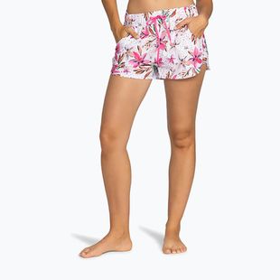 Șort de baie pentru femei ROXY Wave Printed 2 white happy tropical swim