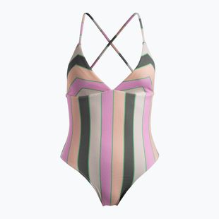 Costum de baie dint-o piesă pentru femei ROXY Vista Stripe agave green very vista stripe
