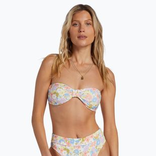 Partea de sus a costumului de baie Billabong Dream Chaser Tanlines Bandeau multicolor