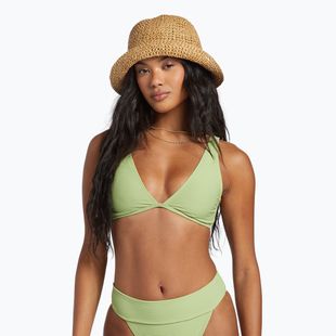 Partea de sus a costumului de baie Billabong Tanlines Ava Tank palm green