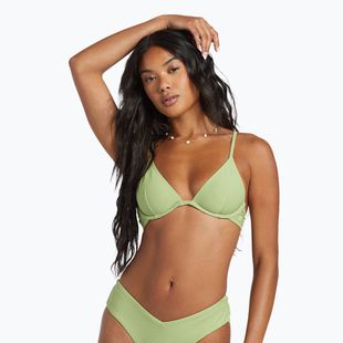 Partea de sus a costumului de baie Billabong Tanlines Reese Underwire palm green