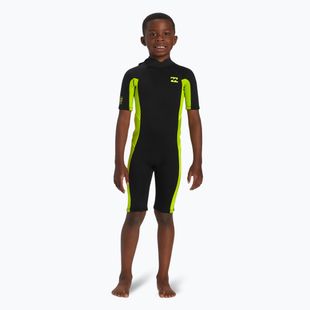 Combinezon de înot pentru copii Billabong 2 mm Foil BZ FL fluro lime