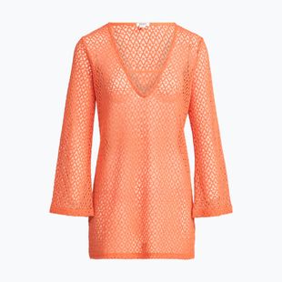 Rochie pentru femei Roxy Love Coastline Beach V Neck apricot brandy