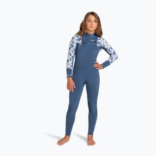 Costum de înot pentru copii ROXY 4/3 mm Swell Series Chest Zip GBS Wetsuit wild wind drifter floral