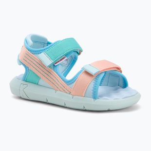 Sandale pentru copii Kickers Kickjune blue/coral pink/green