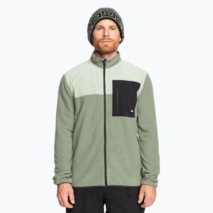 Bluză de snowboard pentru bărbați Quiksilver Aker Full Zip Fleece sea spray