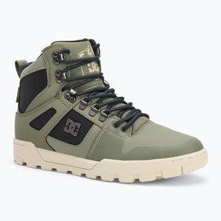 Încălțăminte pentru bărbați DC Pure High Top WR green / black / white
