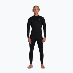 Spumă de înot pentru bărbați Billabong 5/4 mm Foil Chest Zip GBS black
