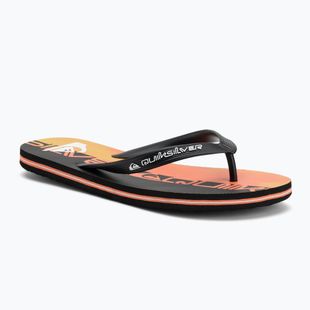 Șlapi pentru bărbați Quiksilver Molokai Art 25 fiery coral wordblock