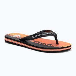 Șlapi pentru copii Quiksilver Molokai Art 25 Youth fiery coral wordblock