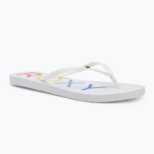 Șlapi pentru femei ROXY Sandy III white/rainbow monogram