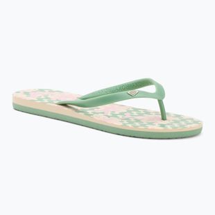 Șlapi pentru femei ROXY Tahiti VII green/pink