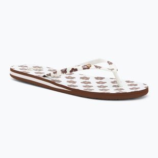 Șlapi pentru femei ROXY Portofino III dc light brown/white