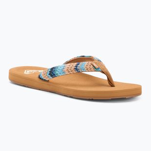 Șlapi pentru femei ROXY Porto Raffia II blue depths