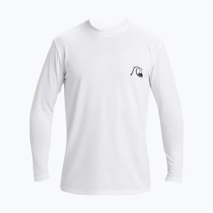 Longsleeve de înot pentru bărbați Quiksilver DNA Bubble Logo white